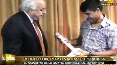Distinguieron como Personalidad Destacada al atleta Pedro León