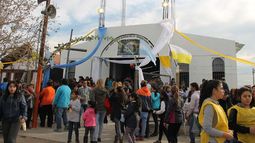 Chimbas fue el epicentro de las oraciones por el trabajo