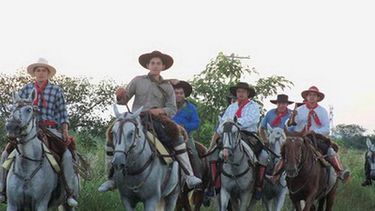 Cabalgata en Honor a José Dolores en Rawson