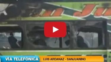 El testimonio de un pasajero del colectivo que se incendió