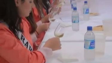 Una copa de buen vino para las 19 candidatas