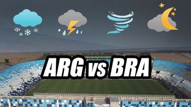 Argentina-Brasil: tras el ventarrón, ¿cuál es el pronóstico para la hora del partido?