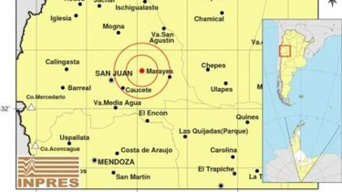 ¿Lo sentiste? un temblor sacudió la tarde sanjuanina