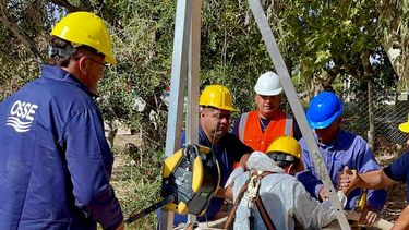 Trabajos de OSSE: así marcha la limpieza y el mantenimiento en la Planta de Marquesado
