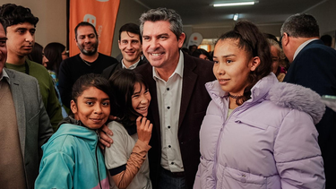 El gobernador Orrego, presente en el operativo San Juan Cerca en Angaco