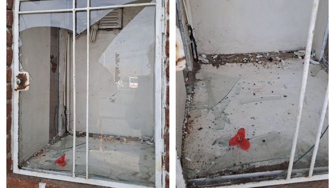 Vandalizaron un santuario en el Conector Sur: se robaron a la virgencita