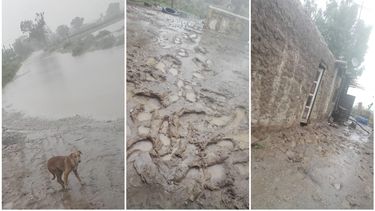 Fotos y videos: desesperante situación en Sarmiento por la intensa lluvia