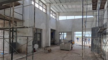 El detalle de algunas de las obras en escuelas de departamentos alejados que se ejecutan en San Juan.