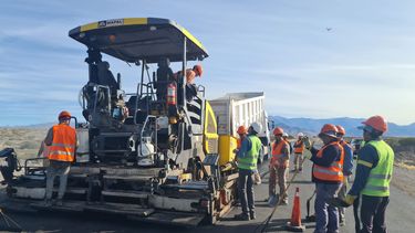 Vialidad Nacional trabaja en el paso de Agua Negra.
