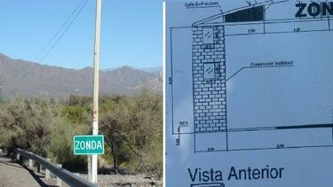 Otra vez, un monumento de Zonda en la picota