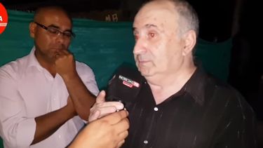 Video: hacían una nota y ¿los atacó el fantasma tirapiedras de 9 de Julio?