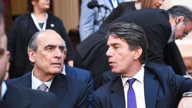 Guillermo Francos y Nicolás Posse. El último ministro del Interior con el exjefe de Gabinete.