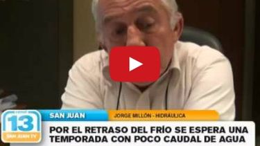 Hidráulica espera otra temporada seca