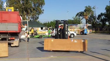 Llegó la cápsula chilena a la Feria Minera