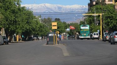 Así amanecieron los cerros sanjuaninos