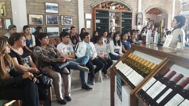 En el marco de un encuentro binacional, alumnos visitaron bodegas y aceiteras