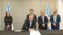 El detalle sobre la firma entre Orrego y Cornejo para un llamado a licitación, con la Ruta 40 como eje El detalle sobre la firma entre Orrego y Cornejo para un llamado a licitación, con la Ruta 40 como eje
