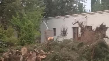Si no es el viento es la lluvia: hubo destrozos en departamentos alejados de San Juan