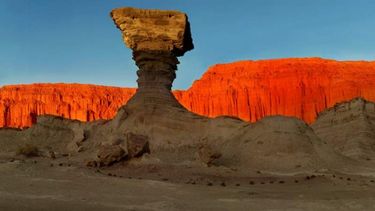 ¡Tremendo!: mirá el video 360º del Hongo de Ischigualasto armado con fotos de los turistas