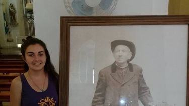 Anto, la angaquera que se recuperó de un ACV, cumplió su promesa y visitó a Cura Brochero