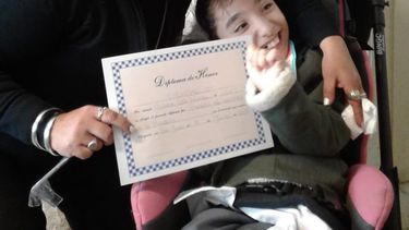 Por primera vez, chicos con discapacidad realizaron la promesa a la Bandera