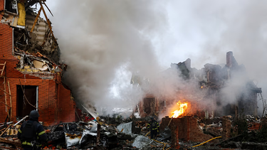 Así quedó Kiev luego del ataque de Rusia.(Foto: Agencia NA/Redes sociales)