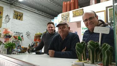 Los Millán en Pocito, dueños de una larga tradición en el rubro vivero.&nbsp;