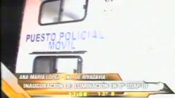 Inauguran nuevo puesto policial en Rivadavia