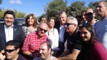 Gioja recorrió la zona del accidente aéreo: Me saqué un peso de encima