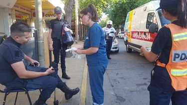 Firulais versus la ley: un perro atacó a un policía sanjuanino y se hizo el vistima