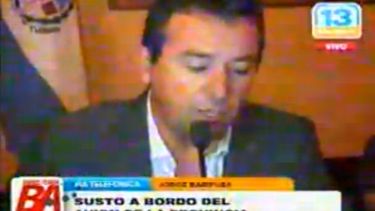 Barifusa habló del “desperfecto” del avión oficial y la UNSJ en Jáchal
