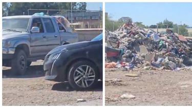 Un intendente sanjuanino cruzó su auto para evitar que un vecino tire basura en un descampado