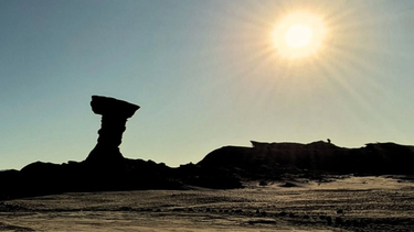 Ischigualasto se llenó de luces y visistantes durante el fin de semana.