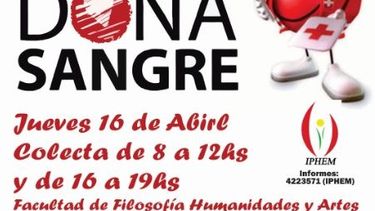Sumate a una nueva colecta de sangre