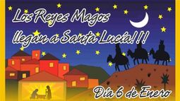 Los Reyes Magos llegan a Santa Lucía