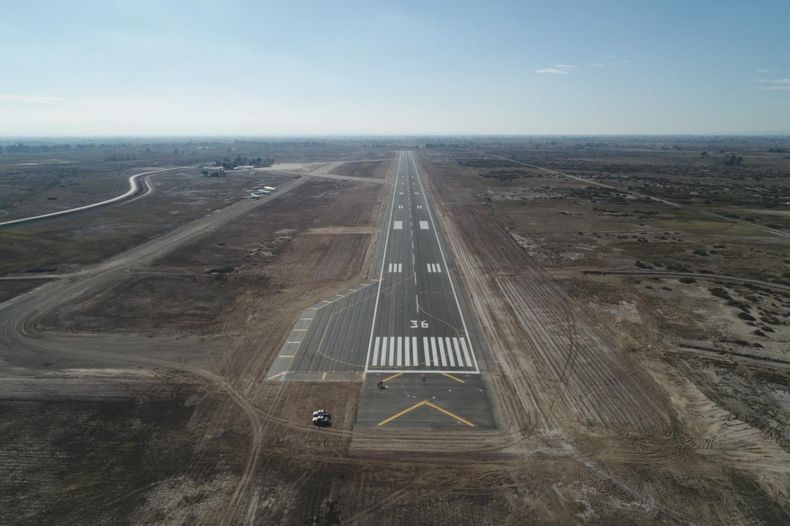 La nueva pista del aeropuerto de San Juan recibió su primer vuelo