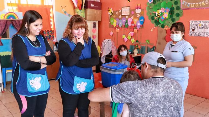 La campaña de vacunación llega a los Centros de Desarrollo Infantil